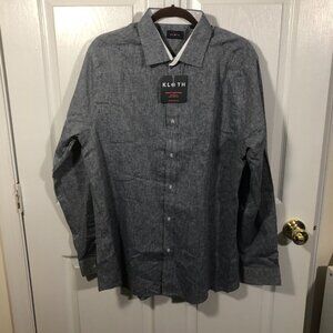 Kloth men gray long sleeve shirt, NWT, xL